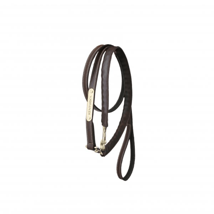 Kentucky Leder Presentatielijn Bruin met ketting 270 cm Touwen - Maddelin Equestrian Kentucky