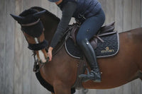 Kentucky Neusriemcover Wol Zwart 28cm Neusriemen & Co - Maddelin Equestrian Kentucky