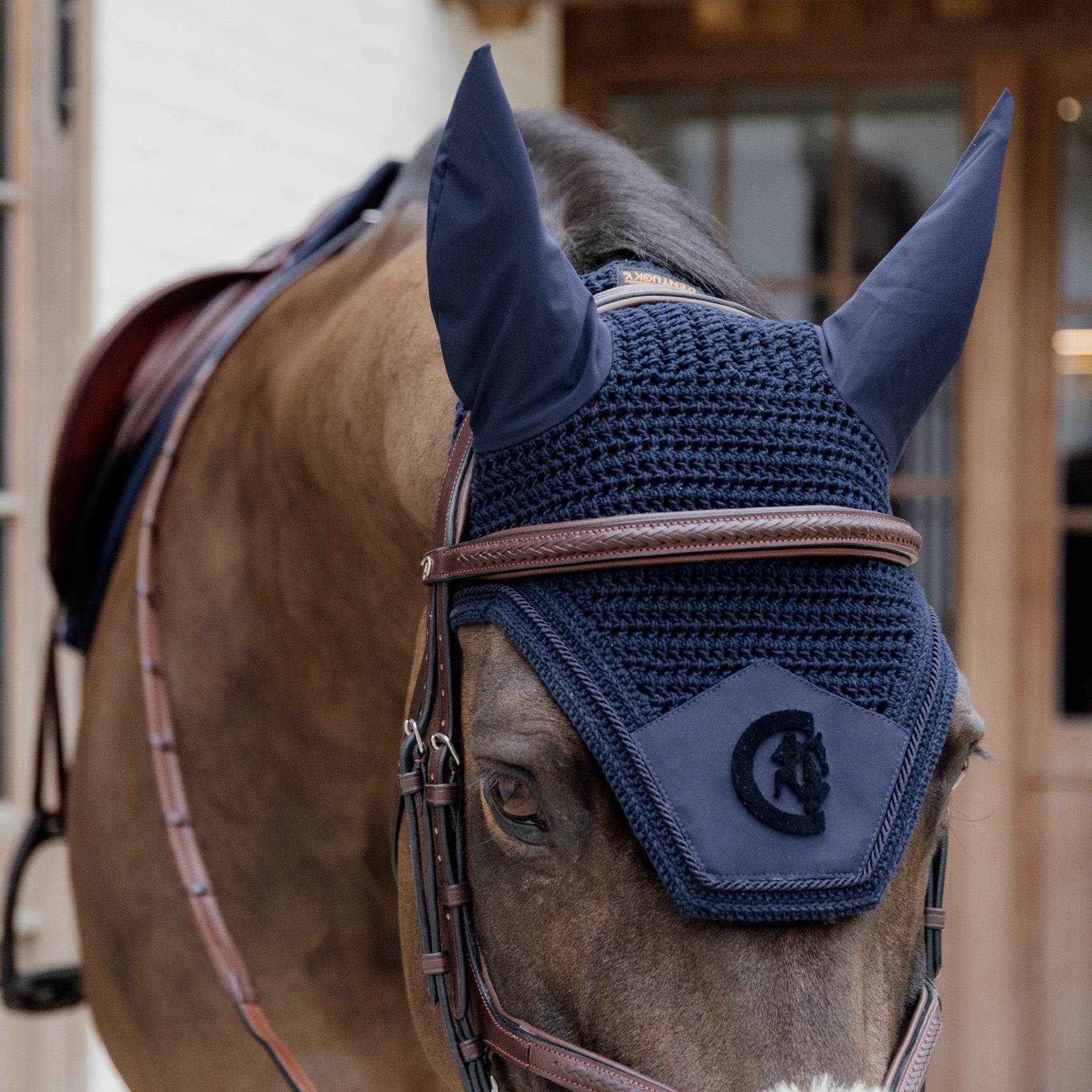 Kentucky Oornetje Wellington 3D Logo Soundless Oornetjes - Maddelin Equestrian Kentucky