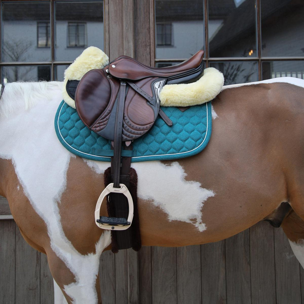 Kentucky Sheepskin Half Pad Absorb Zadelonderleggers - Maddelin Equestrian Kentucky