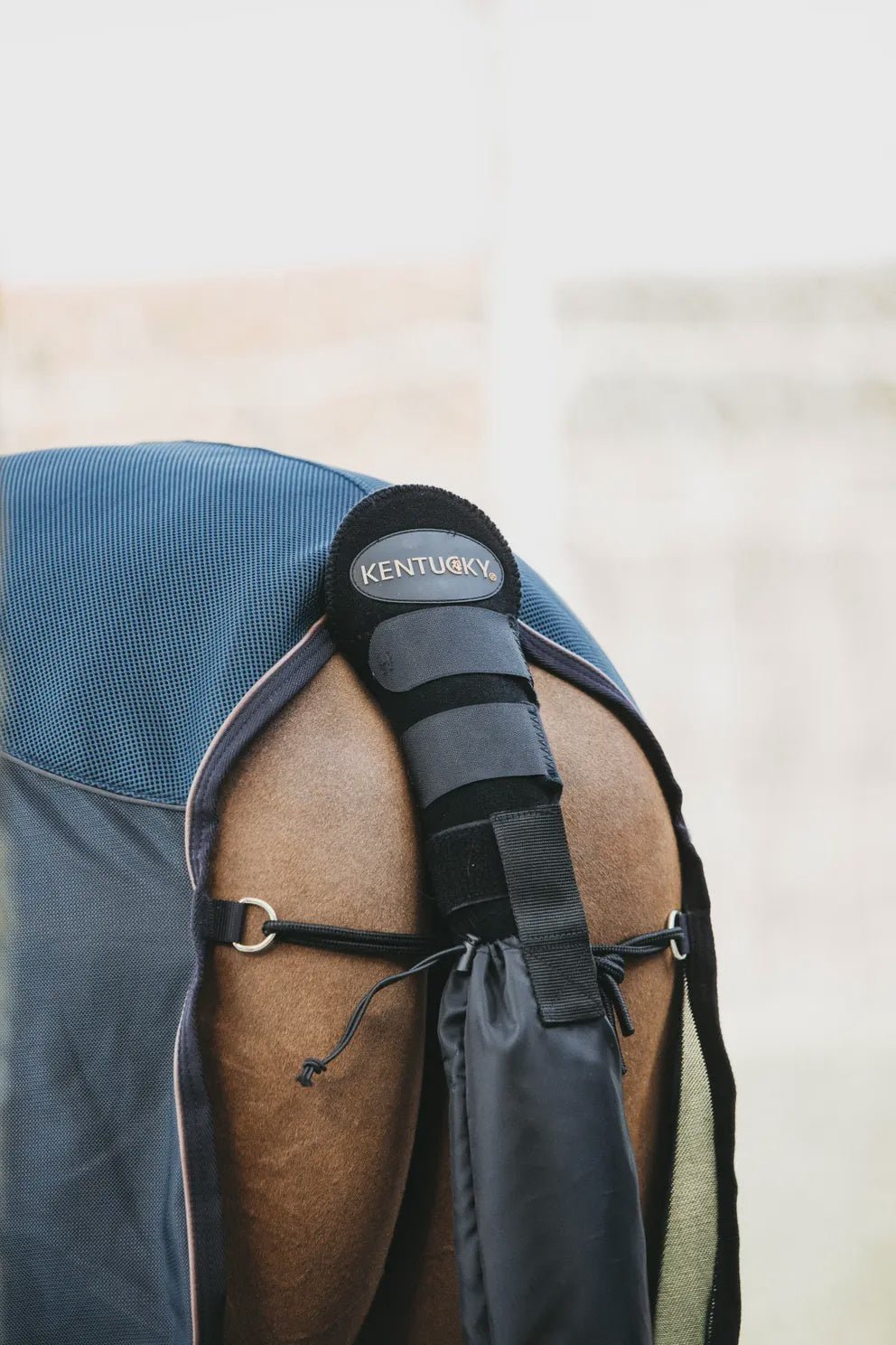 Kentucky Staartbeschermer & staartzak zwart Transport, therapeutisch en stalbeschermers - Maddelin Equestrian Kentucky