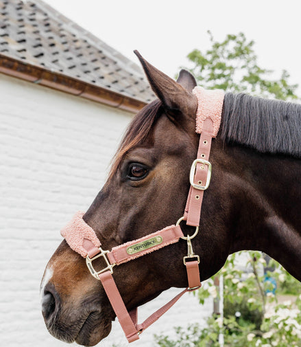 Kentucky Teddy Fleece Halster Halster met wol of faux fur - Maddelin Equestrian Kentucky