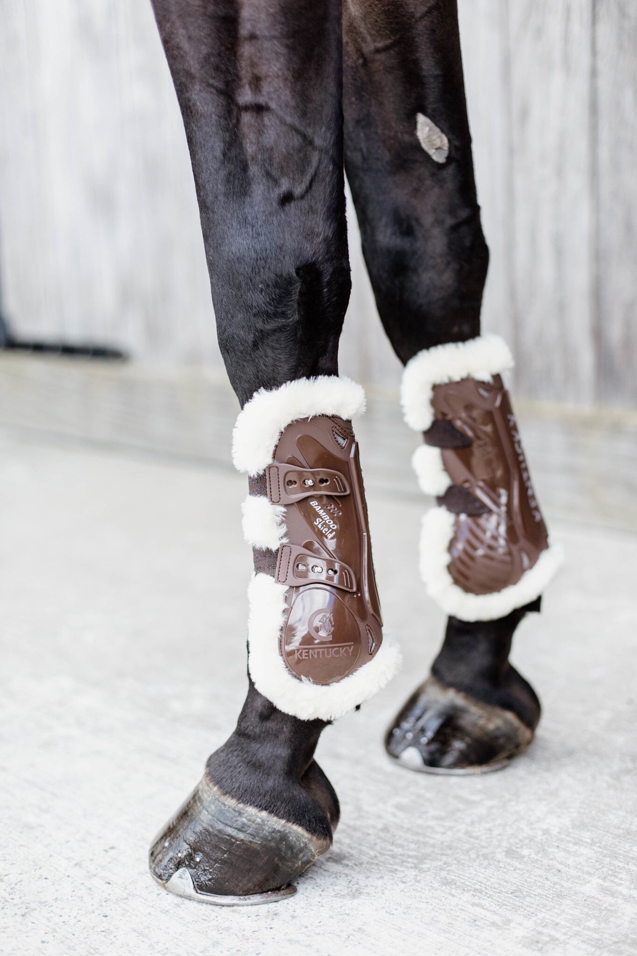Kentucky Vegan Wol Peesbeschermers Bamboo Elastiek Peesbeschermers - Maddelin Equestrian Kentucky