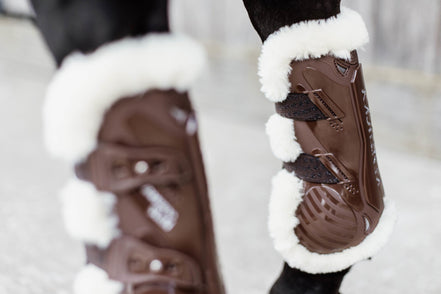 Kentucky Vegan Wol Peesbeschermers Bamboo Elastiek Peesbeschermers - Maddelin Equestrian Kentucky