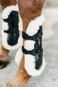 Kentucky Vegan Wol Peesbeschermers Bamboo Elastiek Peesbeschermers - Maddelin Equestrian Kentucky