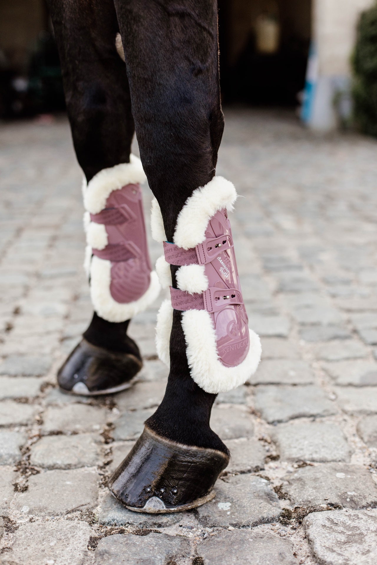 Kentucky Vegan Wol Peesbeschermers Bamboo Elastiek Peesbeschermers - Maddelin Equestrian Kentucky