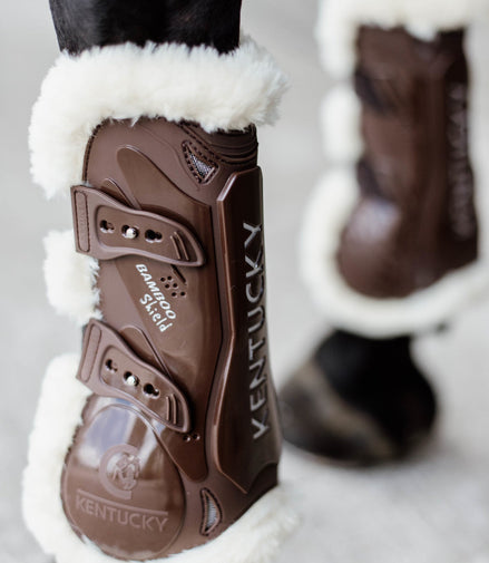 Kentucky Vegan Wol Peesbeschermers Bamboo Elastiek Peesbeschermers - Maddelin Equestrian Kentucky