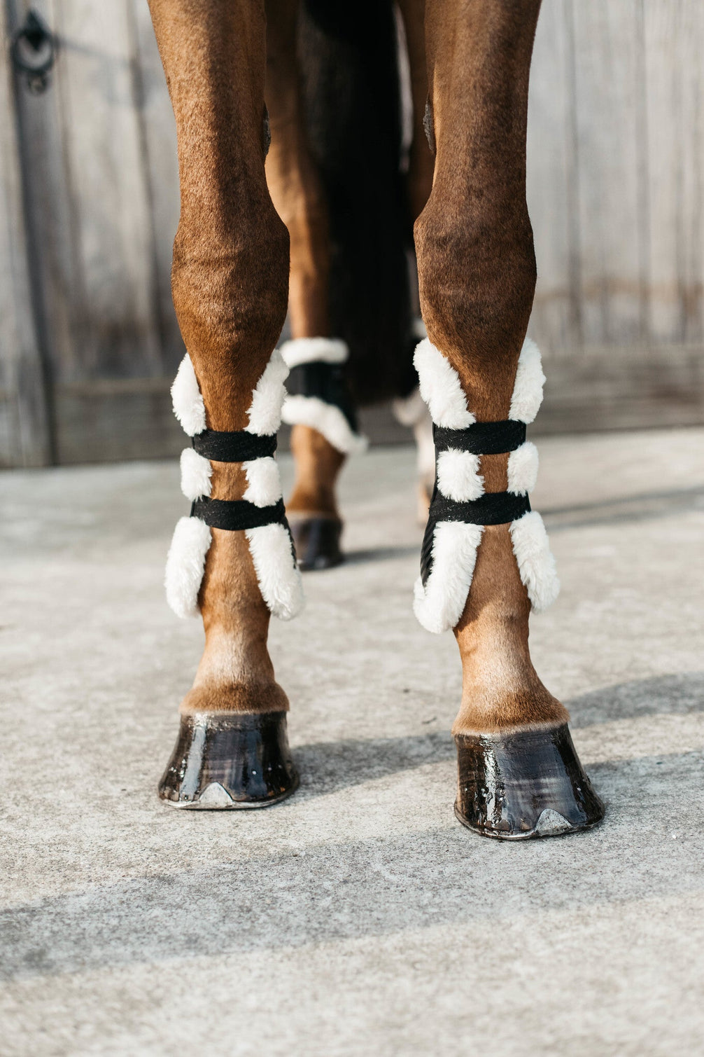 Kentucky Vegan Wol Peesbeschermers Bamboo Elastiek Peesbeschermers - Maddelin Equestrian Kentucky