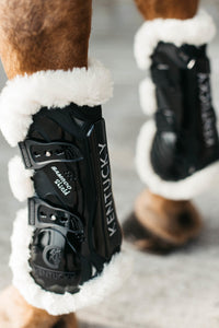 Kentucky Vegan Wol Peesbeschermers Bamboo Elastiek Peesbeschermers - Maddelin Equestrian Kentucky