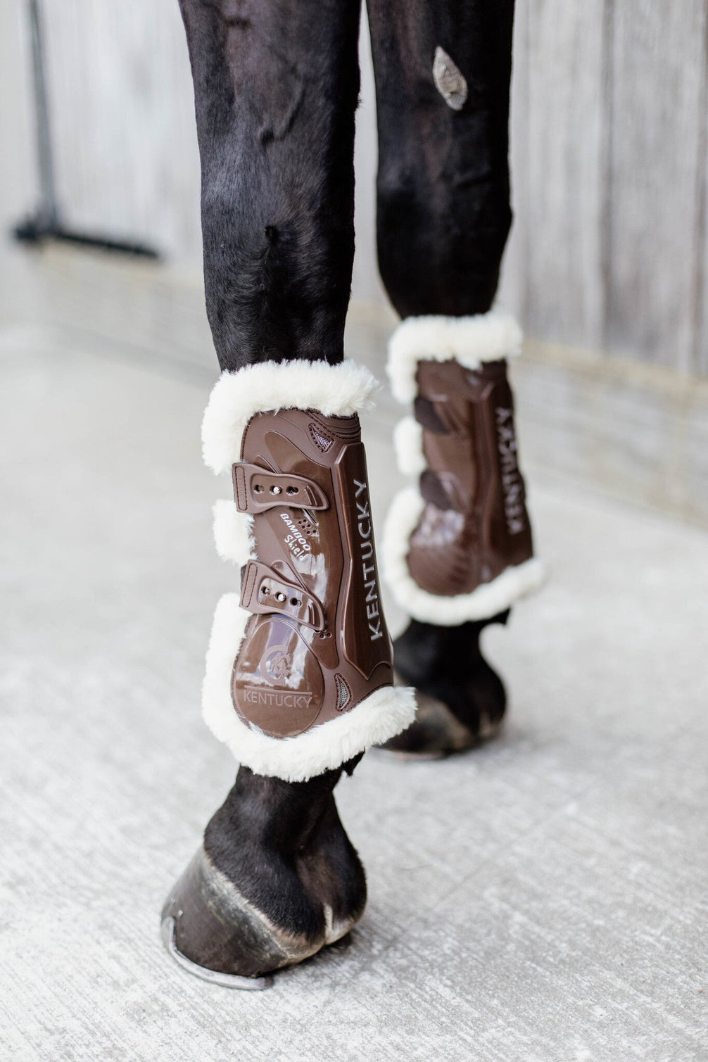 Kentucky Vegan Wol Peesbeschermers Bamboo Elastiek Peesbeschermers - Maddelin Equestrian Kentucky