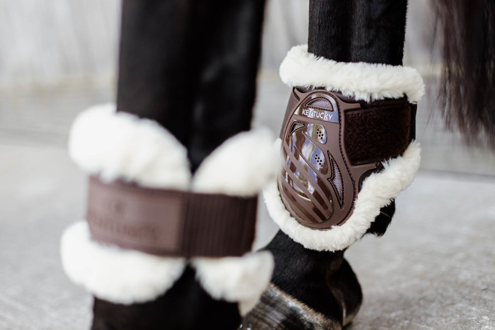 Kentucky Vegan Wol Strijklappen Kogelbeschermers - Maddelin Equestrian Kentucky