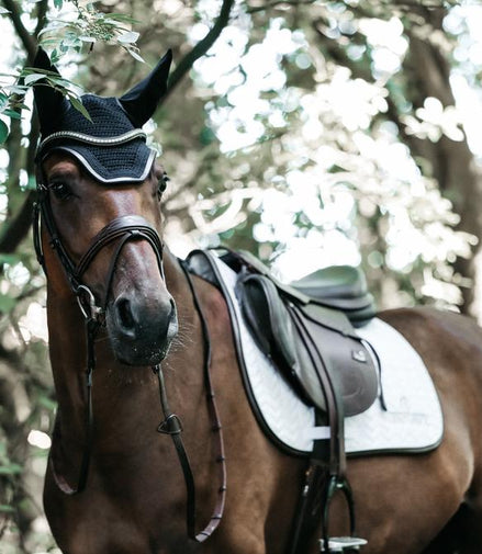 Kentucky Zadeldek leer fishbone Zadeldoeken - Maddelin Equestrian Kentucky