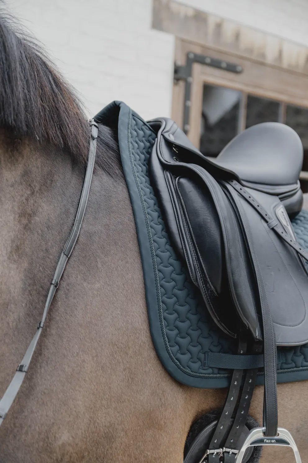 Kentucky Zadeldek Plaited 3D Logo Zadeldoeken - Maddelin Equestrian Kentucky