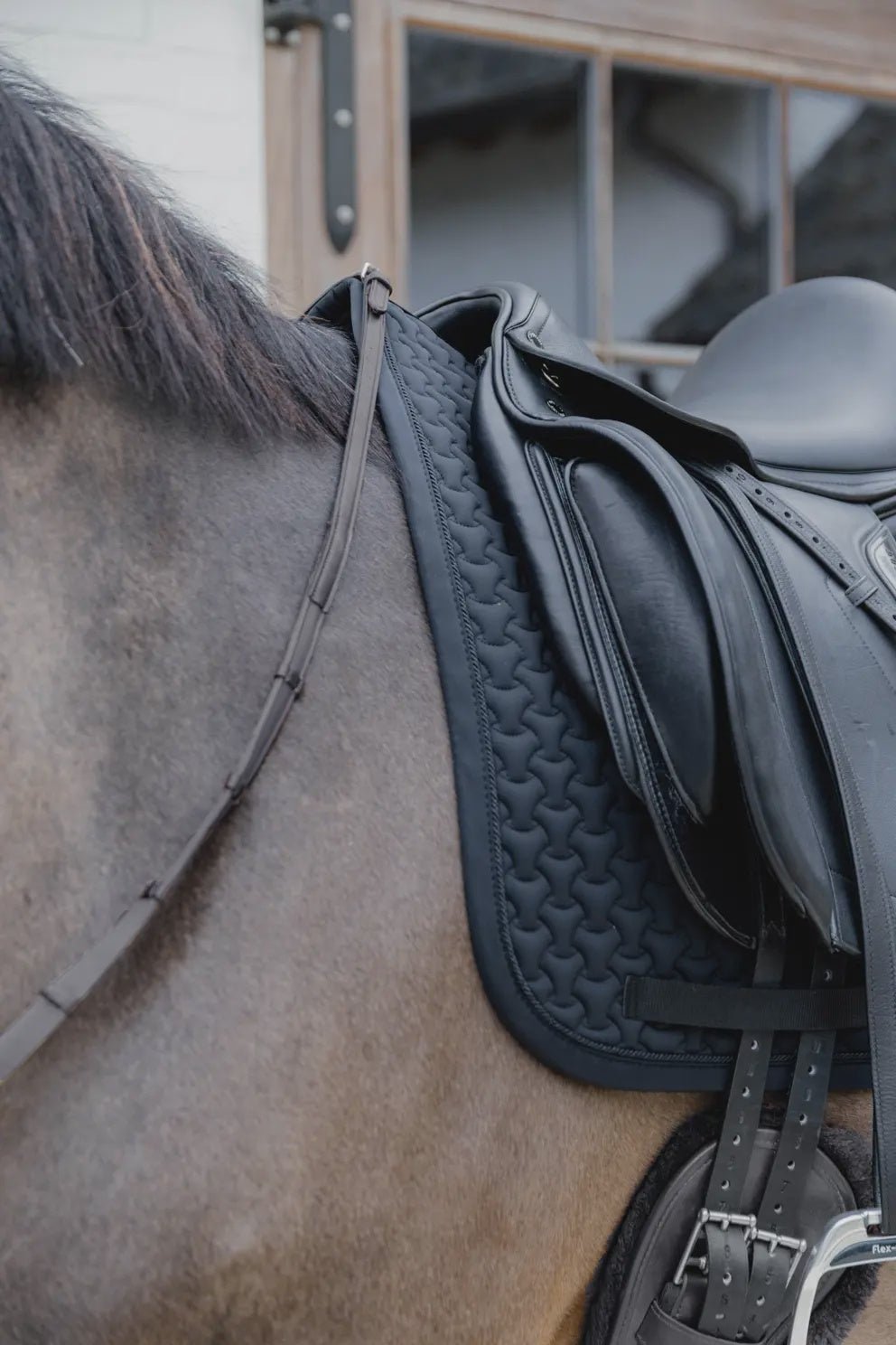 Kentucky Zadeldek Plaited 3D Logo Zadeldoeken - Maddelin Equestrian Kentucky