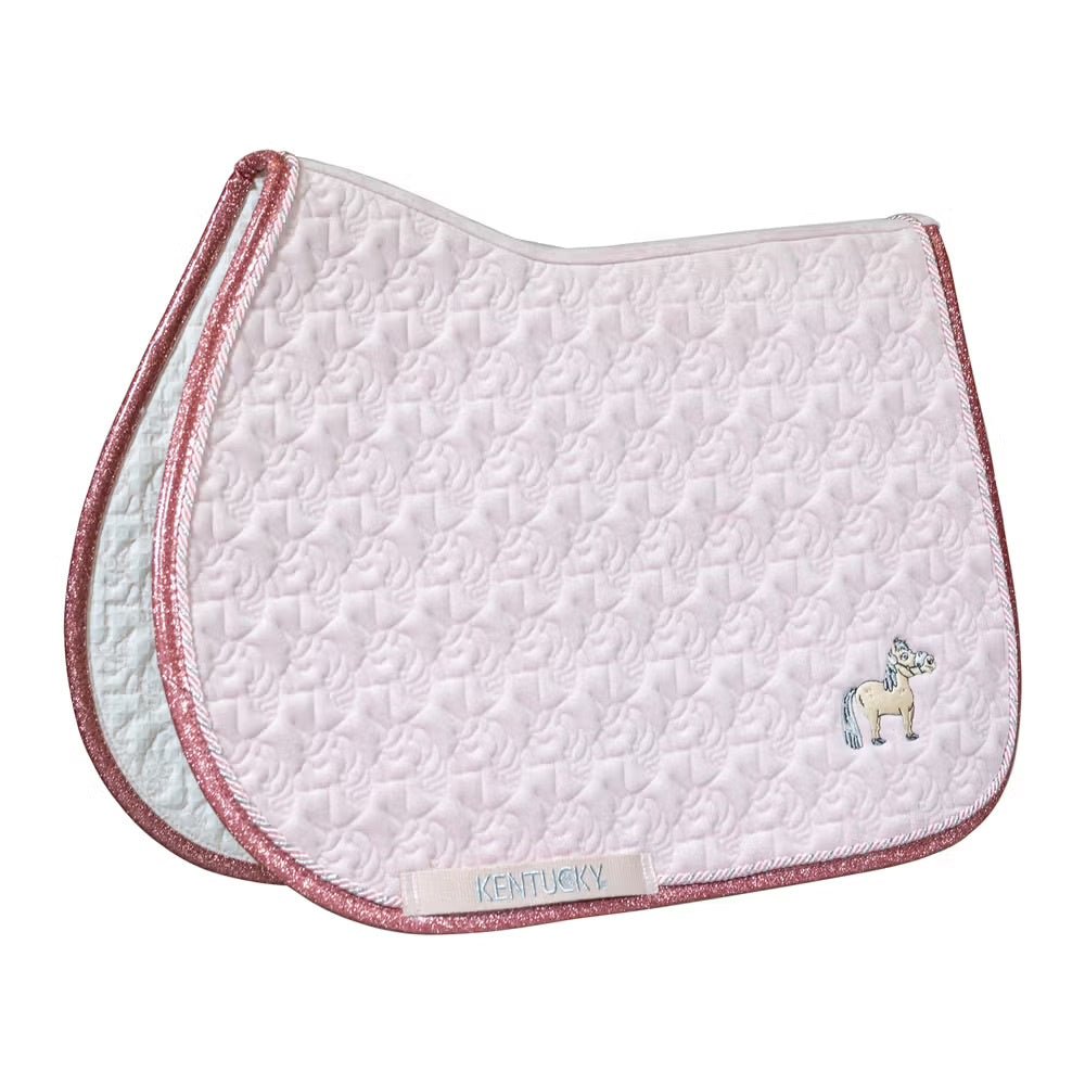 Kentucky Zadeldoek Unicorn Head Glitter Jump Zadeldoeken - Maddelin Equestrian Kentucky