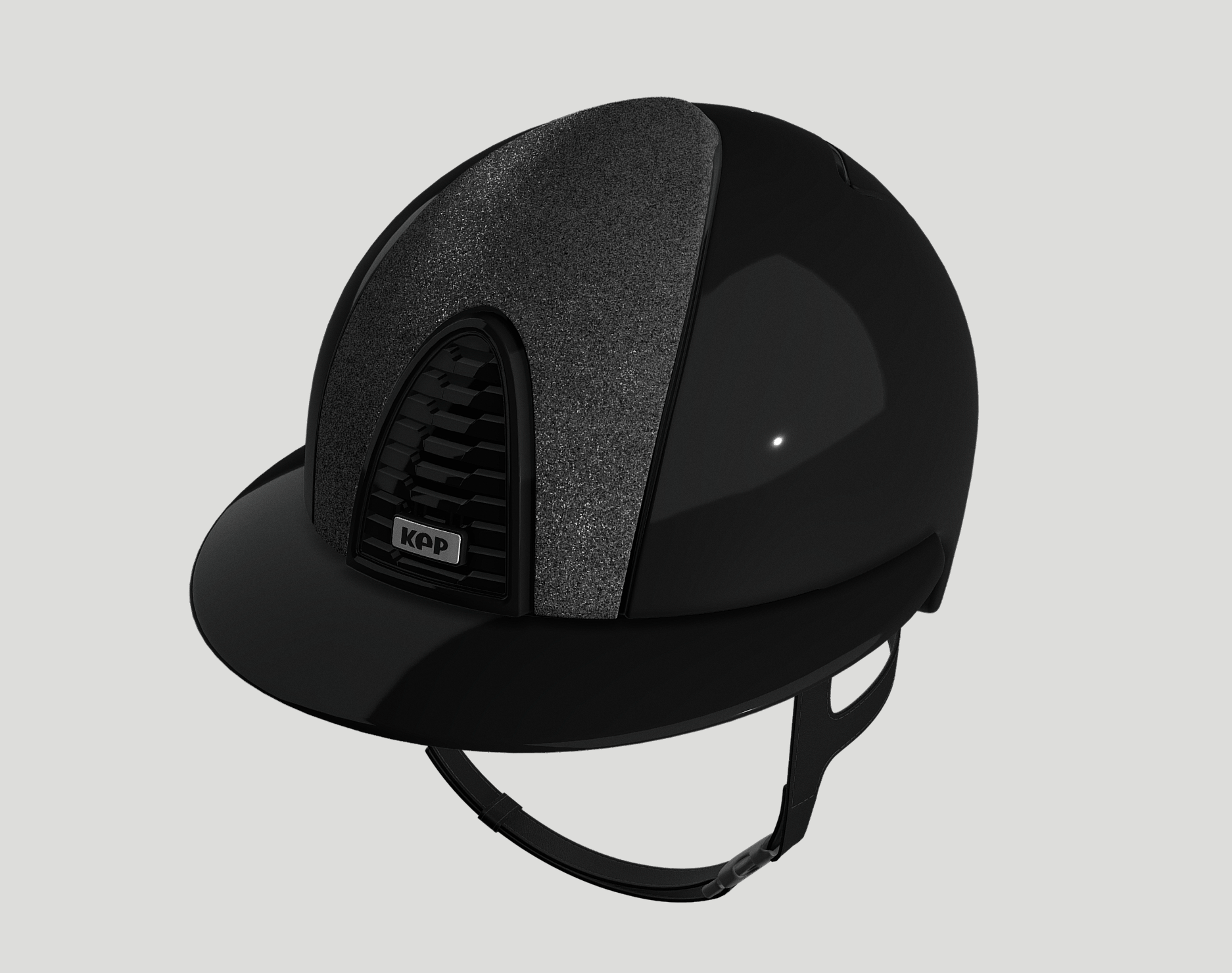 Kep Cromo 2.0 Polo Polish Black Front Fabric Star Black 54 - Maddelin Equestrian Kep