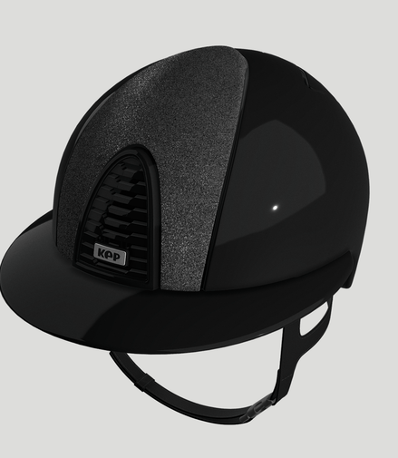 Kep Cromo 2.0 Polo Polish Black Front Fabric Star Black 54 - Maddelin Equestrian Kep