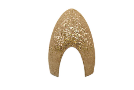Kep Italia Front Beige Suede with Gold Swarovski Crystals Kep Italia - Maddelin Equestrian Kep