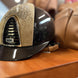 Kep Italia Front Beige Suede with Gold Swarovski Crystals Kep Italia - Maddelin Equestrian Kep