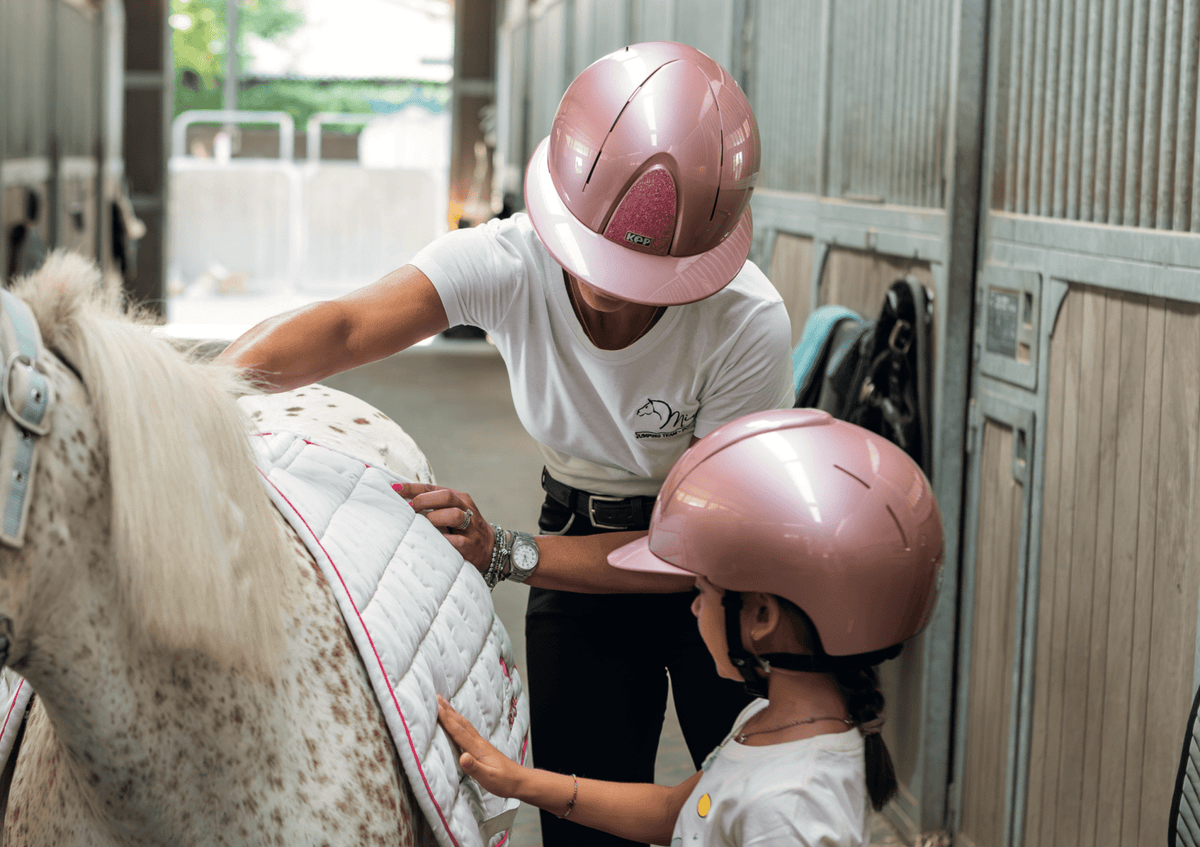 Kep Smart Nova Polo Star Front Crème-Kleurige Kinband Kep Italia - Maddelin Equestrian