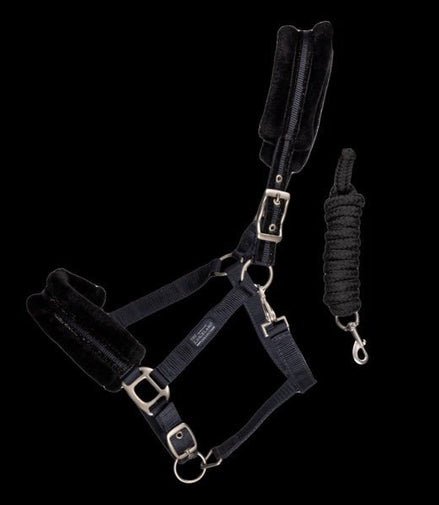 Kingsland Blanca Halster met Kunstbont Halster met wol of faux fur - Maddelin Equestrian Kingsland