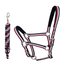 Kingsland Classic Halster met Touw en Fleece Nylon halsters - Maddelin Equestrian Kingsland