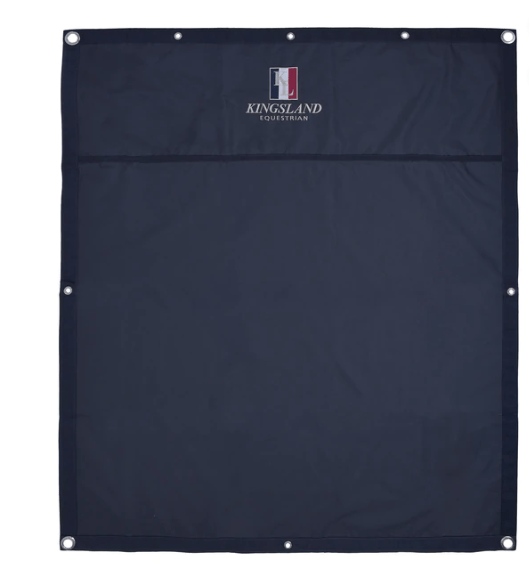 Kingsland Classic Stable Curtain Navy Stalbenodigdheden - Maddelin Equestrian Kingsland