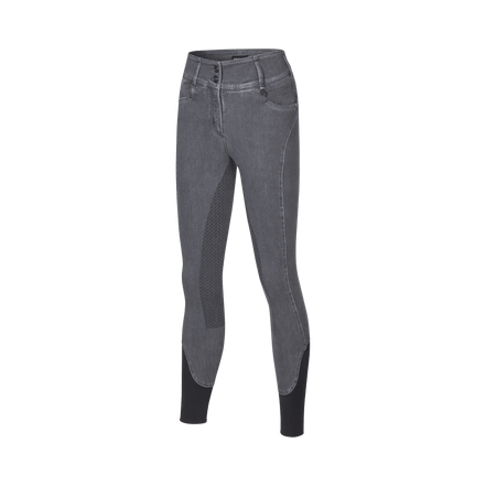 Kingsland KLKayce Dames Denim Full Grip Rijbroek Dames Jassen - Maddelin Equestrian Kingsland
