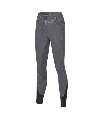 Kingsland KLKayce Dames Denim Full Grip Rijbroek Dames Jassen - Maddelin Equestrian Kingsland