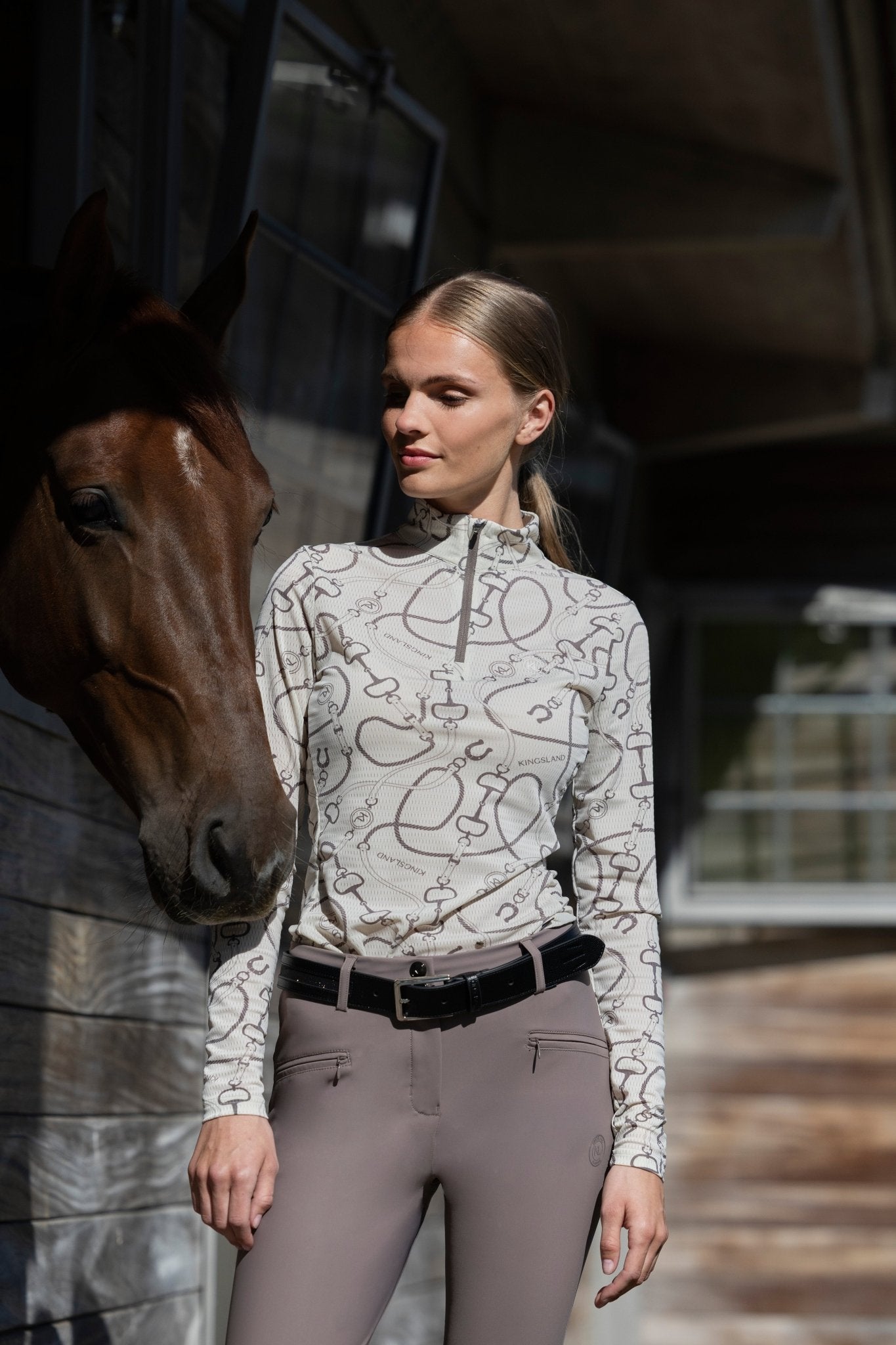 Kingsland KLLarissa Mesh Training Shirt Dames Dames Shirts - Maddelin Equestrian Kingsland