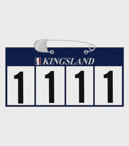 Kingsland KLpalmer Nummer Plate W4 Numbers Wedstrijdnummers - Maddelin Equestrian Kingsland