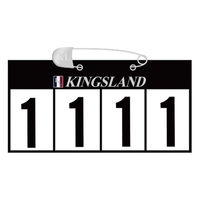 Kingsland KLpalmer Nummer Plate W4 Numbers Wedstrijdnummers - Maddelin Equestrian Kingsland