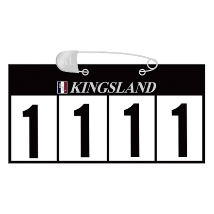 Kingsland KLpalmer Nummer Plate W4 Numbers Wedstrijdnummers - Maddelin Equestrian Kingsland
