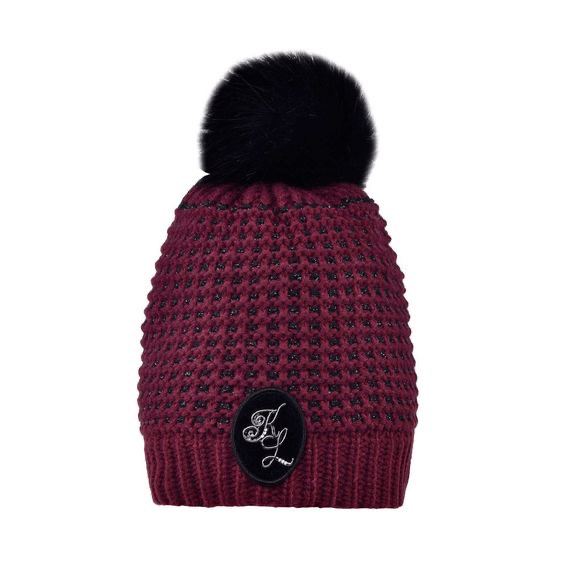 Kingsland Makenzie Ladies Knitted Hat Red Port Royal Mutsen, petten en sjaals - Maddelin Equestrian Kingsland