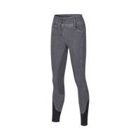 Kingsland Rijbroek Kayce H - Shape Full Grip Denim Dames Rijbroeken - Maddelin Equestrian Kingsland