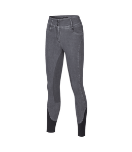 Kingsland Rijbroek Kayce H - Shape Full Grip Denim Dames Rijbroeken - Maddelin Equestrian Kingsland