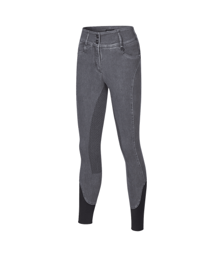 Kingsland Rijbroek Kayce H - Shape Full Grip Denim Dames Rijbroeken - Maddelin Equestrian Kingsland