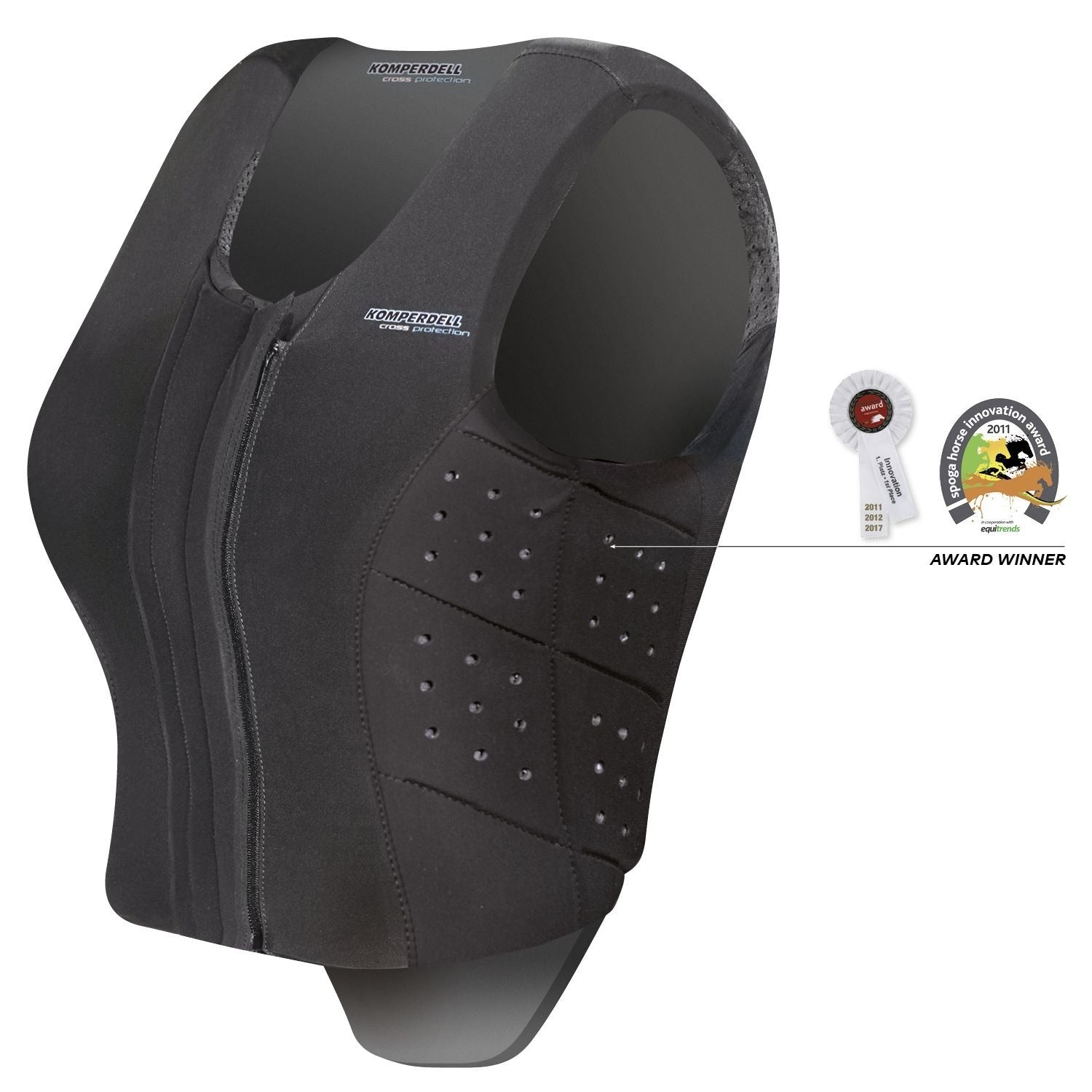 Komperdell Bodyprotector Slim - fit Front Zip Airbags & Bodyprotectors - Maddelin Equestrian Komperdell