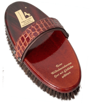 Leistner Crocodile Borstel Lederen Handvatten Borstels & toebehoren - Maddelin Equestrian Leistner