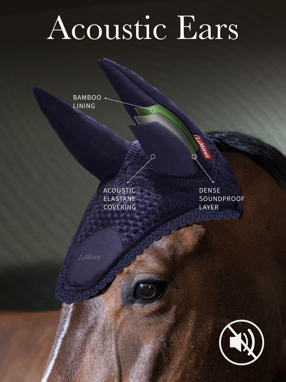 LeMieux Acoustic Pro Oornetje Oornetjes - Maddelin Equestrian LeMieux