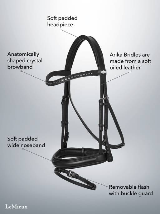 LeMieux Arika Dressage Hoofdstel Trenshoofdstellen - Maddelin Equestrian LeMieux