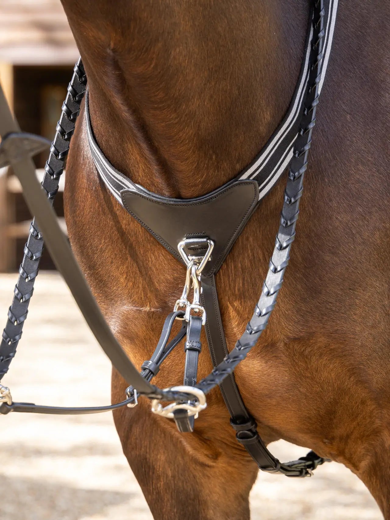 LeMieux Arika Elastic Breastplate Borstriemen en martingalen - Maddelin Equestrian LeMieux