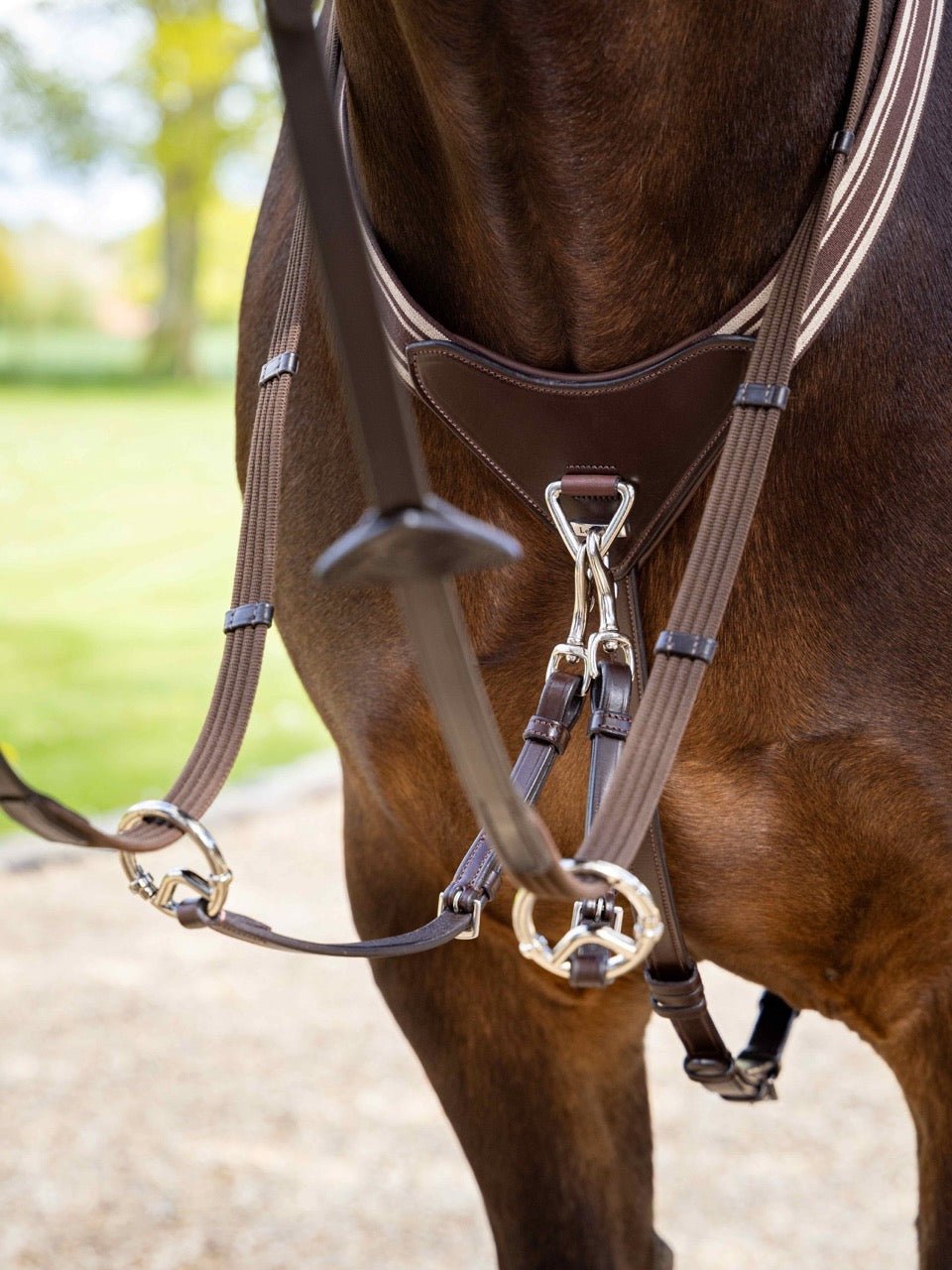 LeMieux Arika Elastic Breastplate Borstriemen en martingalen - Maddelin Equestrian