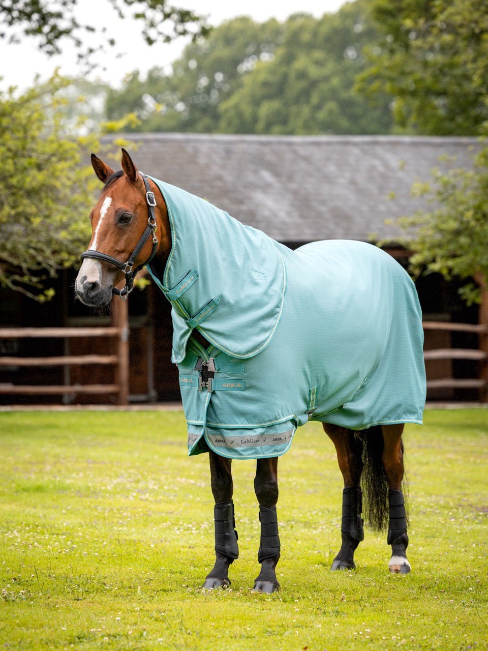 LeMieux Arika Ripstop 0g Regendeken Lagoon Outdoordeken - Maddelin Equestrian LeMieux