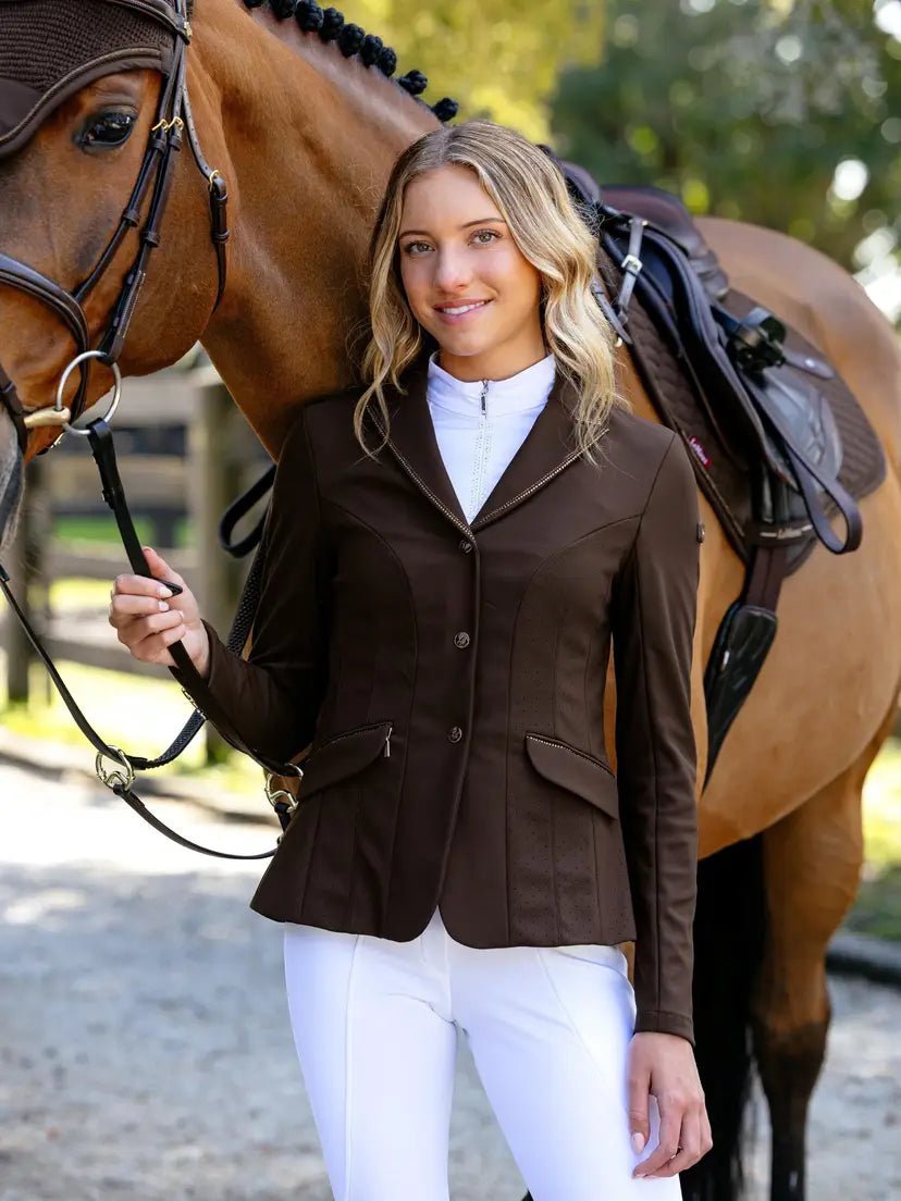 LeMieux Brilliance Diana Wedstrijdjas met Strass Dames Wedstrijdjassen - Maddelin Equestrian LeMieux