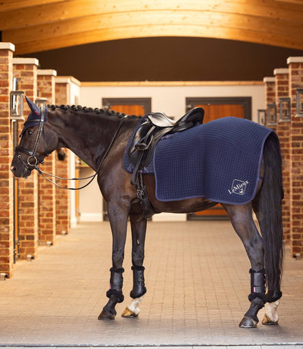 LeMieux Clima - Tek Stapdeken Quarter Navy Stapmolen en uitrijdekens - Maddelin Equestrian LeMieux