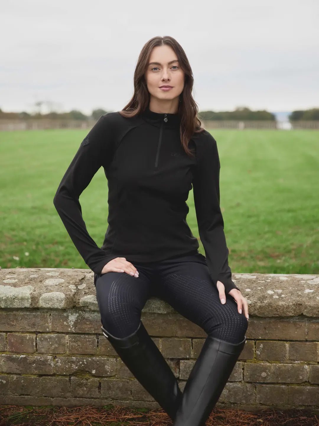 LeMieux Frances Fleece met kwartsrits Dames Truien & Sweaters - Maddelin Equestrian LeMieux