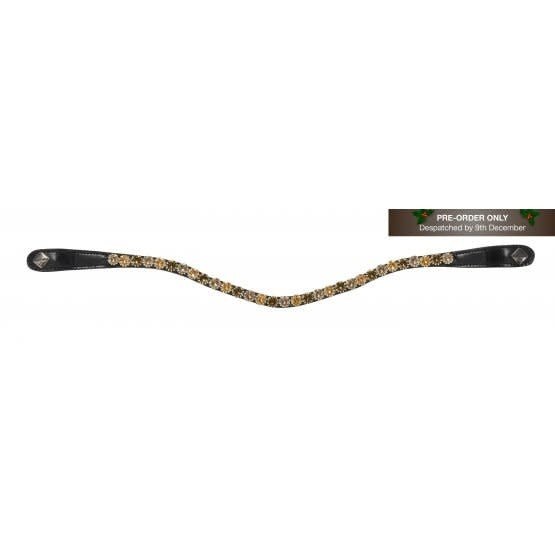 LeMieux Frontriem Spectrum Diamante Black Leder Frontriemen - Maddelin Equestrian LeMieux