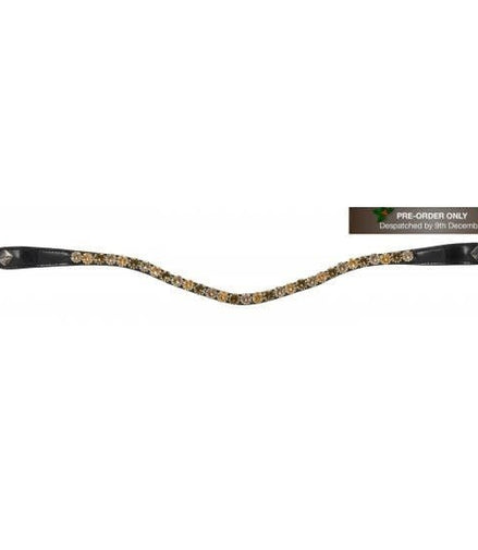 LeMieux Frontriem Spectrum Diamante Black Leder Frontriemen - Maddelin Equestrian LeMieux