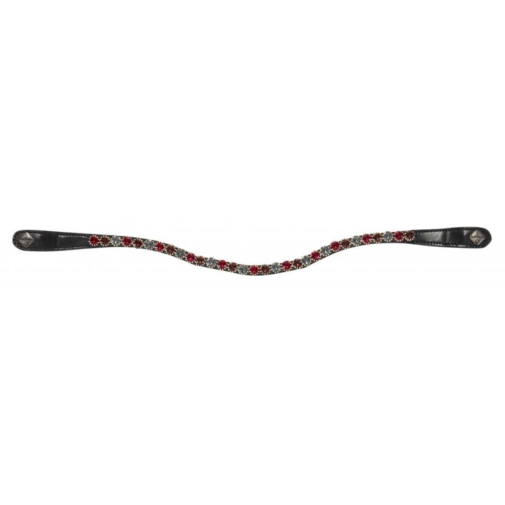 LeMieux Frontriem Spectrum Diamante Black Leder Frontriemen - Maddelin Equestrian LeMieux
